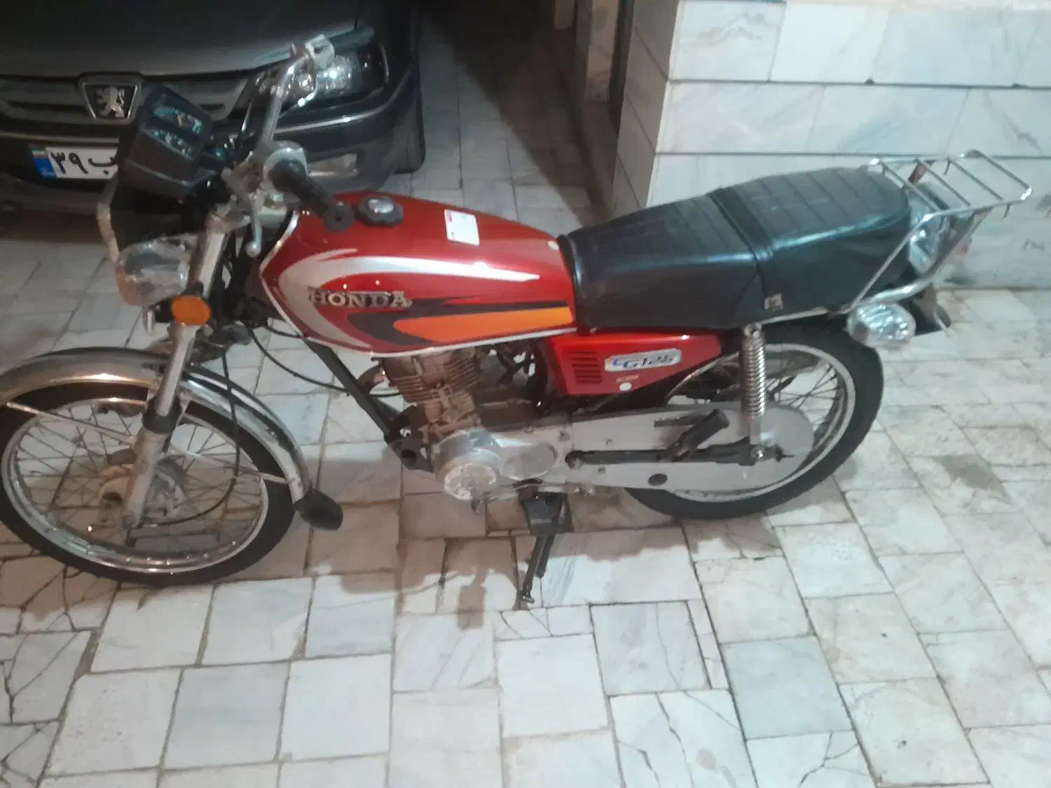 هوندا۱۲۵مزایده پلاک قدیم مدل۸۳صفرصفر صفر|موتورسیکلت|بوئین زهرا, |دیوار