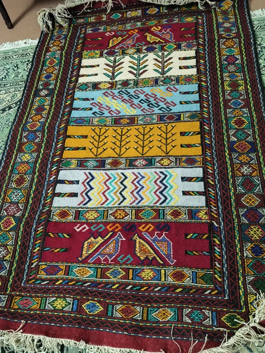 گلیم|گلیم، جاجیم، گبه|لواسان, |دیوار