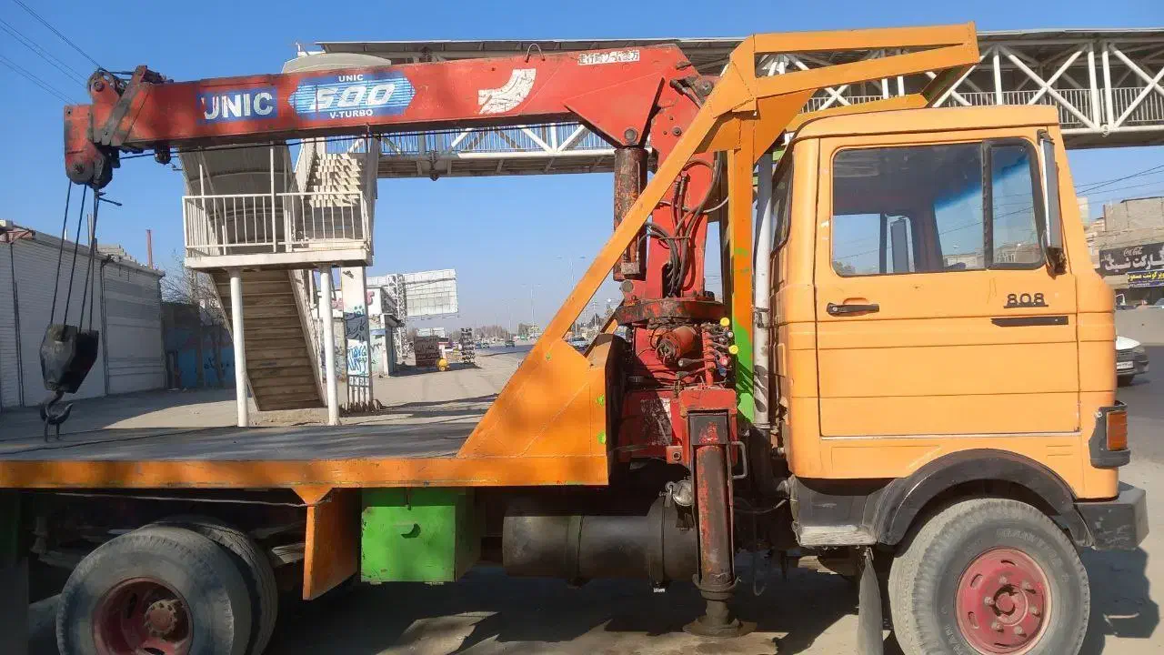 جرثقیل مدل 78 با کارت سند جرثقیل 4 کشو|خودرو سنگین|مشهد, امیریه|دیوار