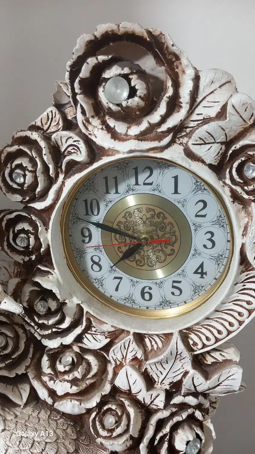 ساعت قدی طرح طاووس|ساعت دیواری و تزئینی|مشهد, ایثارگران|دیوار