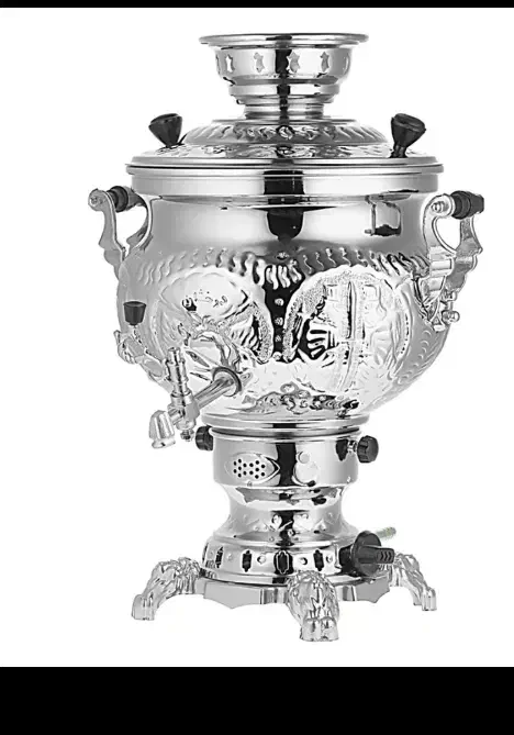 سماور گازی قلم کاری شده نونو مناسب جهیزیه|سماور، چایساز، قهوهساز|بیرجند, |دیوار