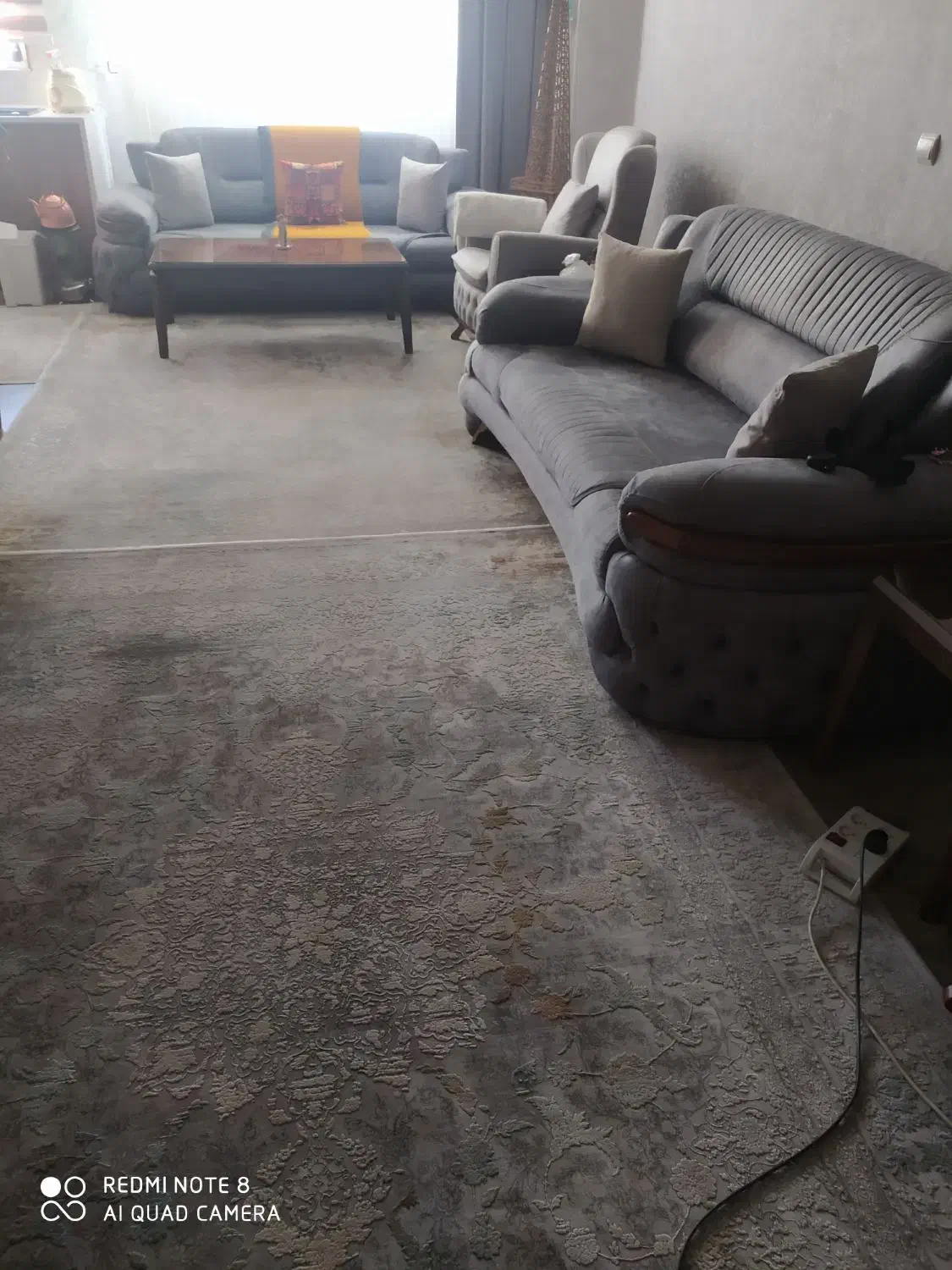 فروش مبلمان هشت نفره و دو تخته فرش وینتج|فرش|تبریز, |دیوار