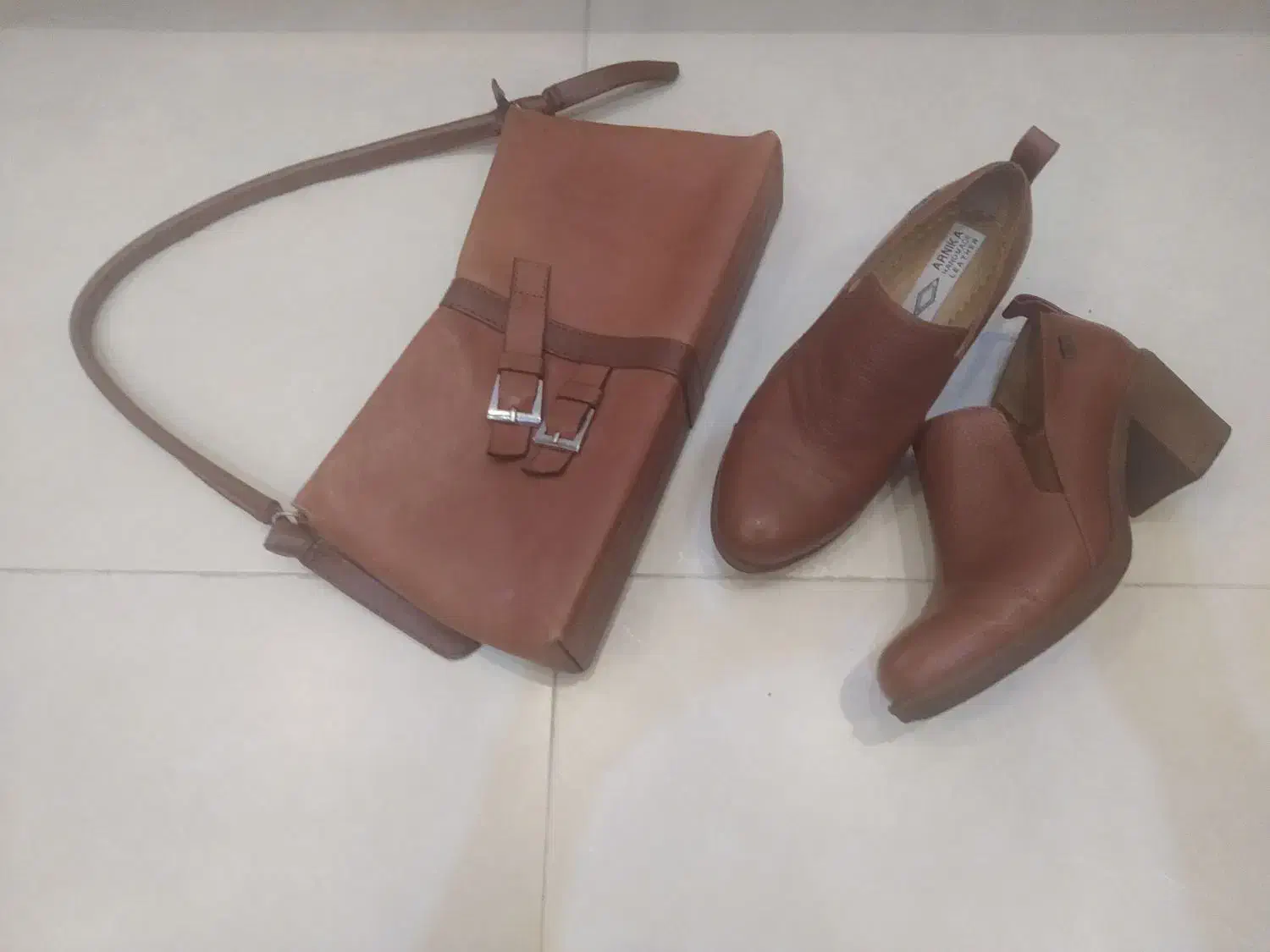 کیف و کفش ست چرم اصل|کیف، کفش، کمربند|زنجان, |دیوار