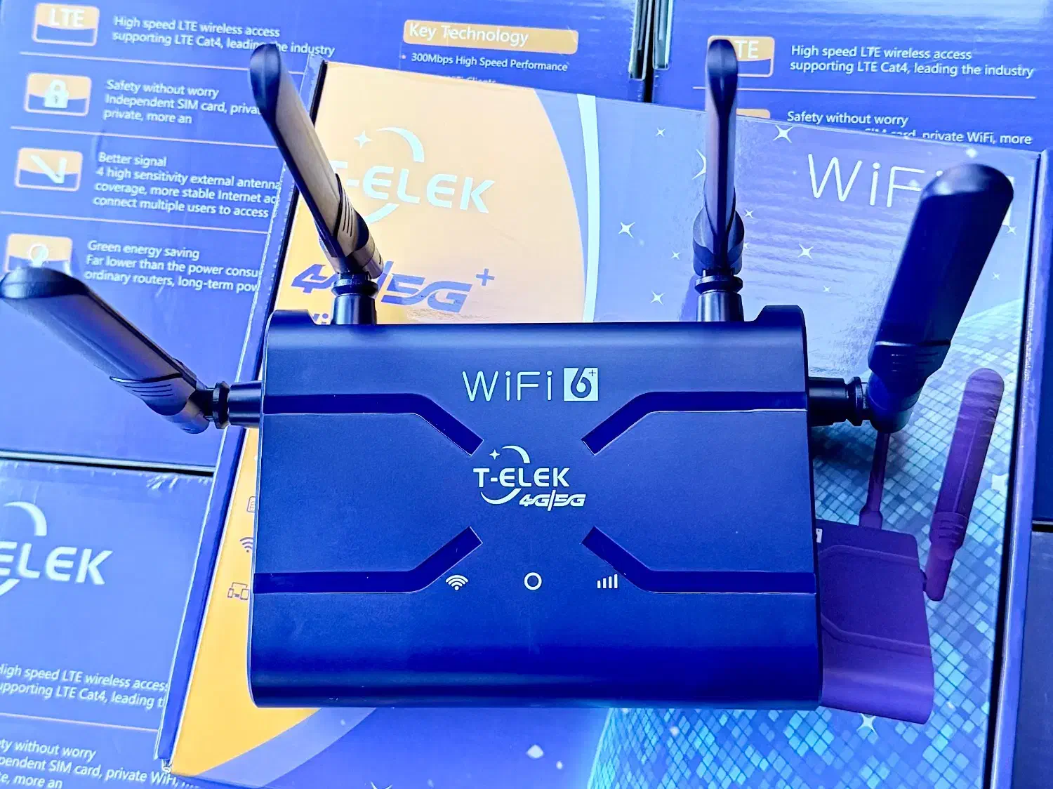 مودم سیم کارتی4G/5G/ Telek/اینترنت پرسرعتwifi6|مودم و تجهیزات شبکه|مشهد, سراب|دیوار