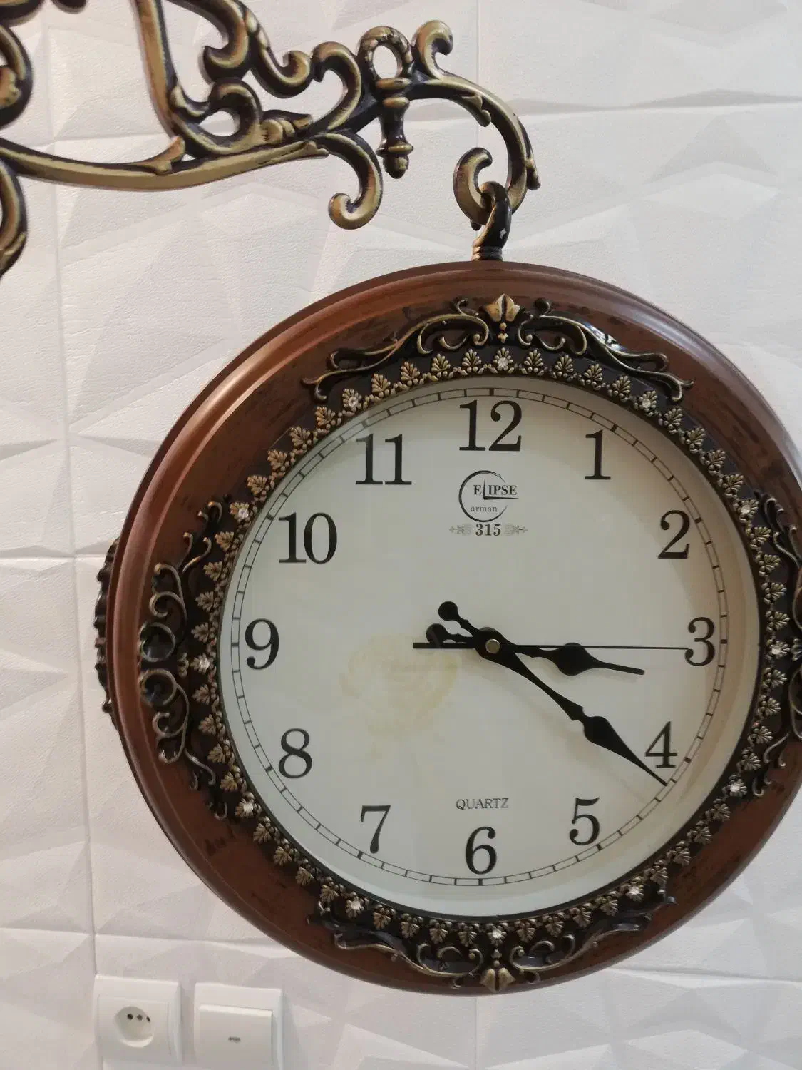 ساعت دو رو|ساعت دیواری و تزئینی|اهواز, کوی باهنر|دیوار