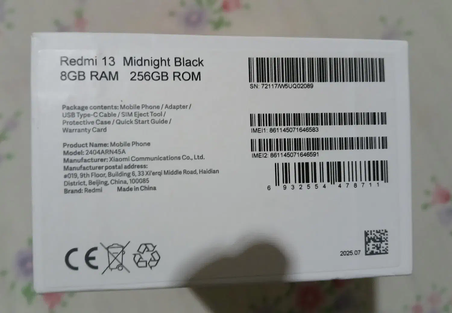 موبایل شیائومی Redmi 13|موبایل|تهران, ارم|دیوار