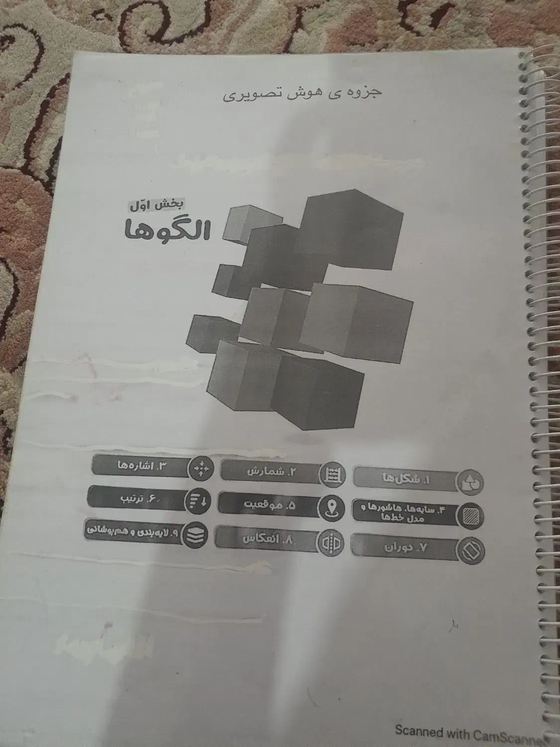 کتاب کار هوش تصویری و غیر کلامی پایه پنچم چاپ ۱۴۰۳|کتاب و مجله آموزشی|نیشابور, رحمت آباد|دیوار