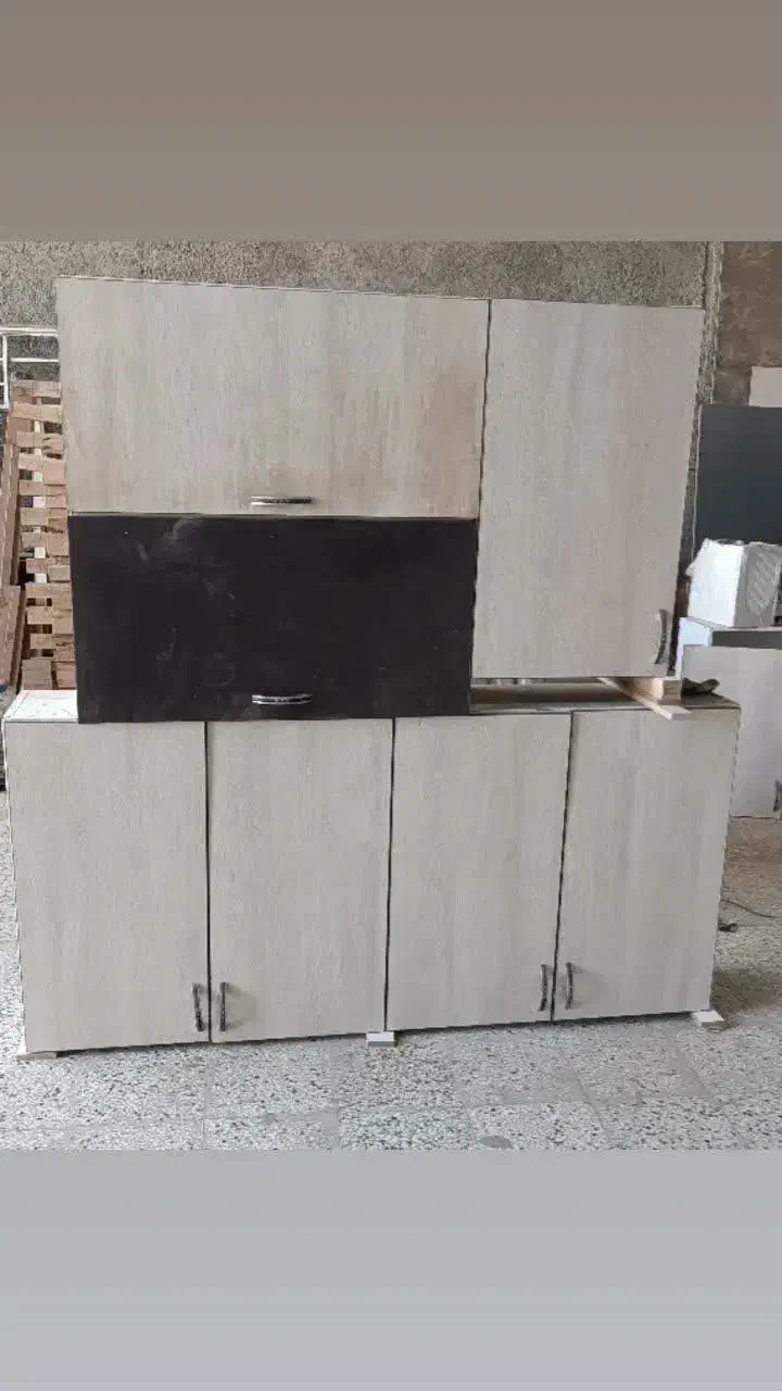 کابینت کارکرده بدنه فلز درب ام دی اف|مصالح و تجهیزات ساختمان|قائن, |دیوار