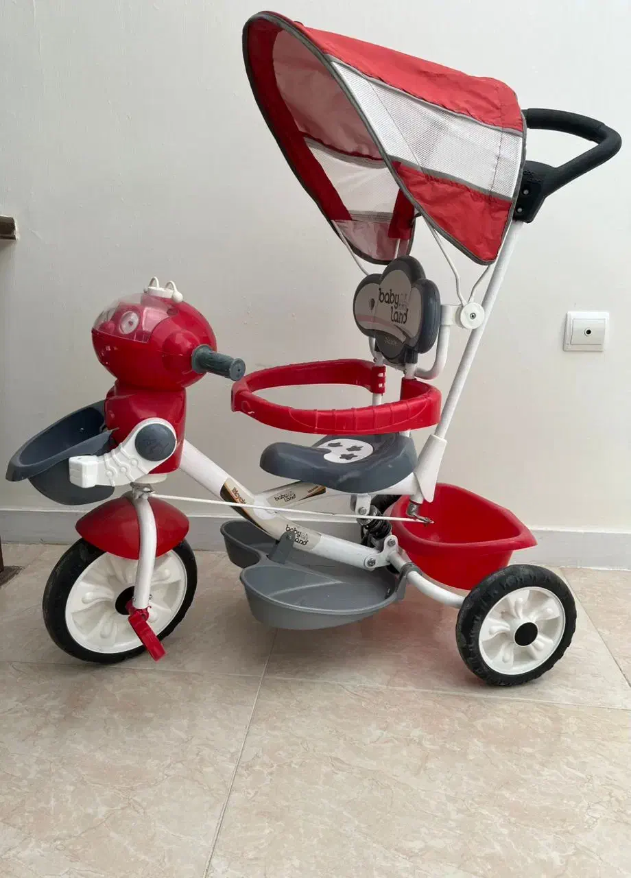 فروش در حد نو تخت کنار مادر کلییر سه چرخه|تخت و صندلی بچه|رودهن, |دیوار