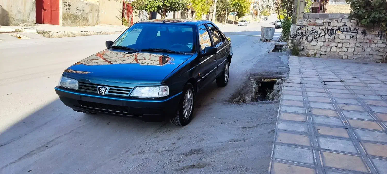 405 یشمی متالیک|خودرو سواری و وانت|جوانرود, |دیوار