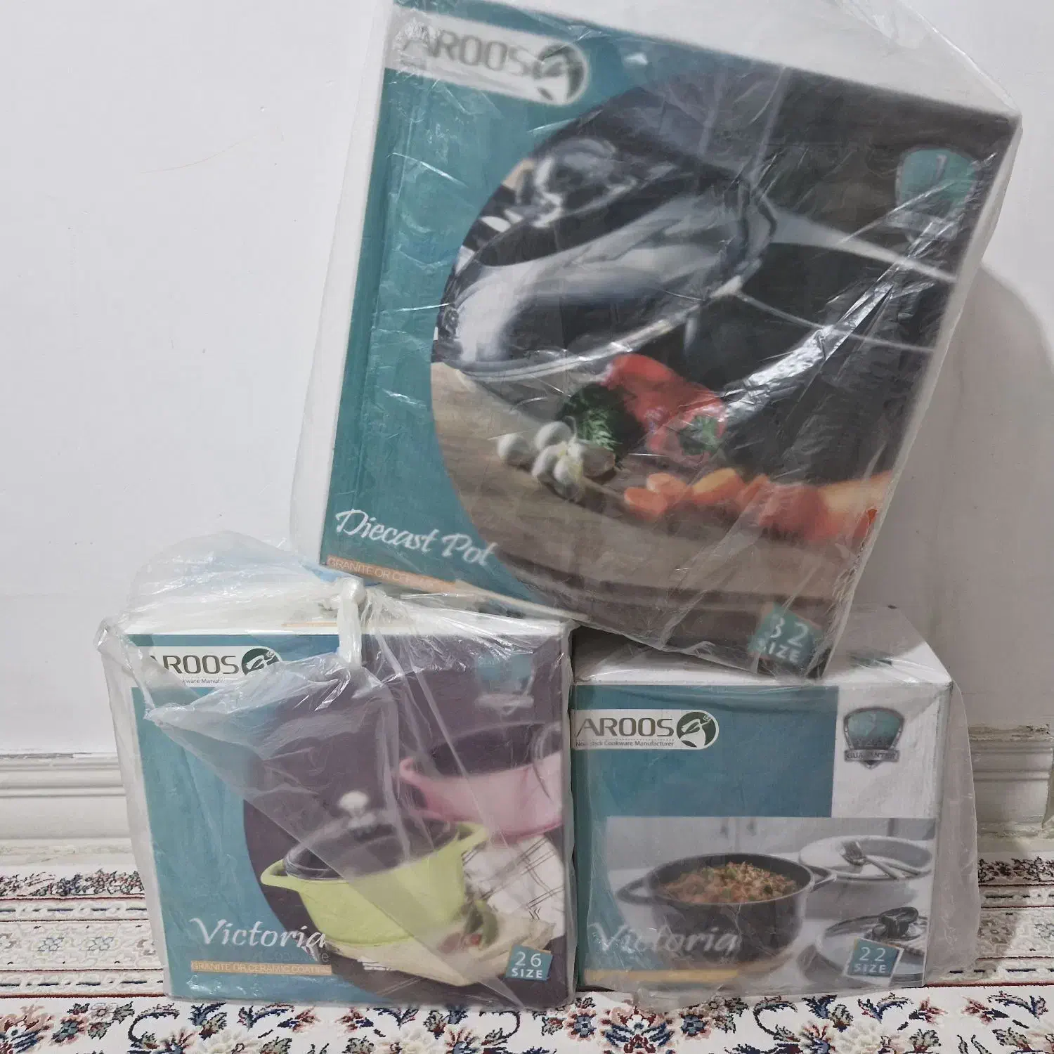 قابلمه و ارکوپال و زودپز دو قلو نو مناسب جهیزیه|ظروف سرو و پذیرایی|پاکدشت, پاکدشت (مامازند)|دیوار