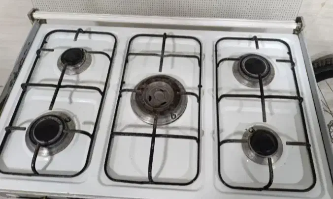 گاز پنج شعله کوکر لعابی|اجاق گاز و لوازم برقی پختوپز|بستان آباد, |دیوار