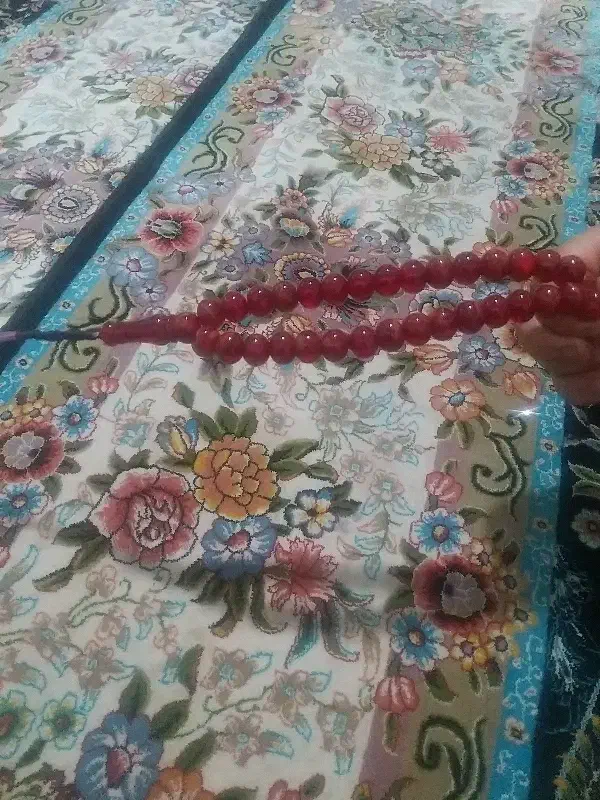 تسبیح کهربا استاد نظیر|کلکسیون اشیاء عتیقه|روانسر, |دیوار