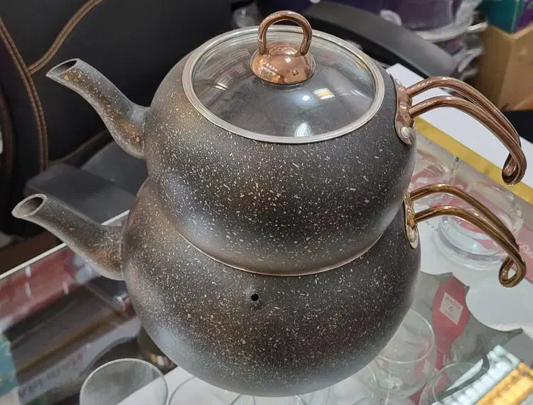 کتری قوری گرانیت کره ای(کروی) او ام اس ترک|قوری، کتری، قهوه‌ساز دستی|تهران, سعادت‌آباد|دیوار