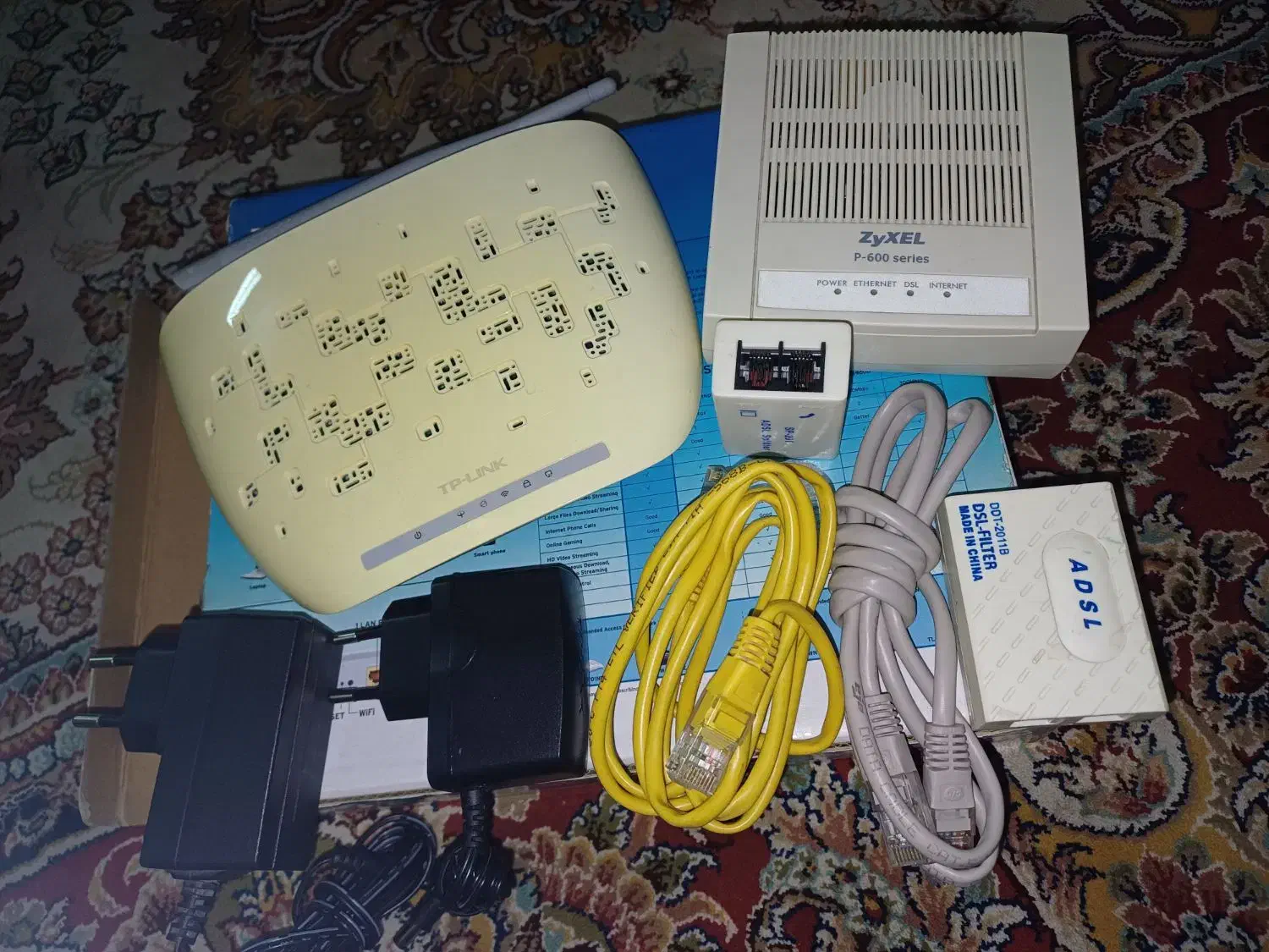 دو عدد مودم در حد نو (کم کار)|مودم و تجهیزات شبکه|مشهد, چهارچشمه|دیوار