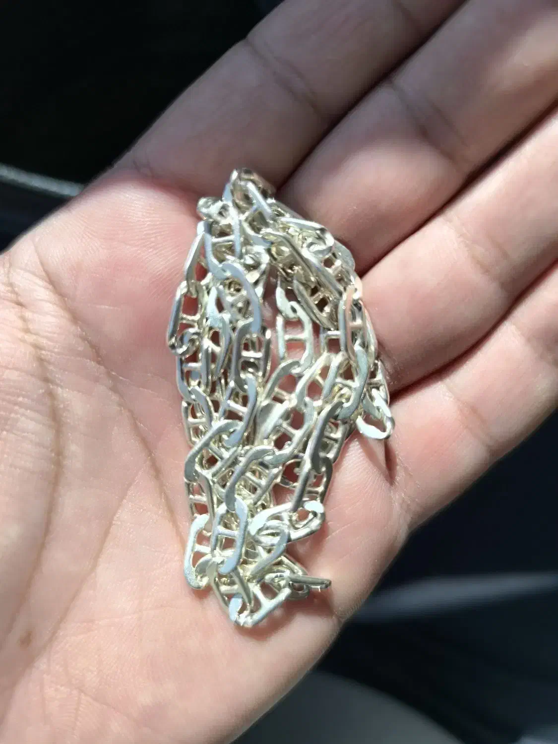 زنجیر نقره ایتالیایی|جواهرات|شیراز, قدوسی غربی|دیوار