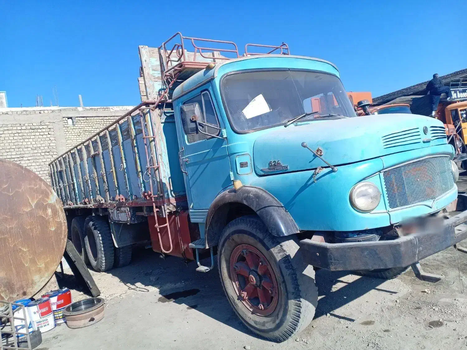 کامیون بنز ده چرخ اوراقی|خودرو سنگین|تیران, |دیوار