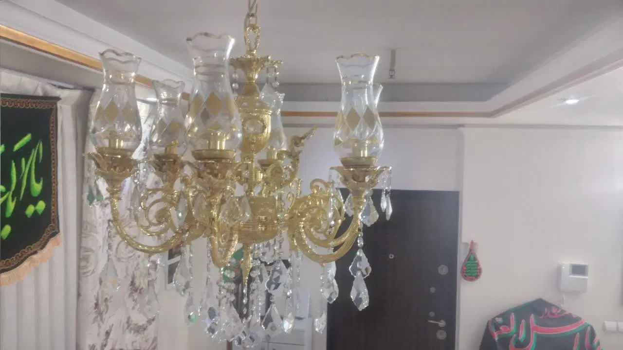 فروش لوستر برنز شیک و سنگین|لوستر و چراغ آویز|تهران, شهرک شریعتی|دیوار