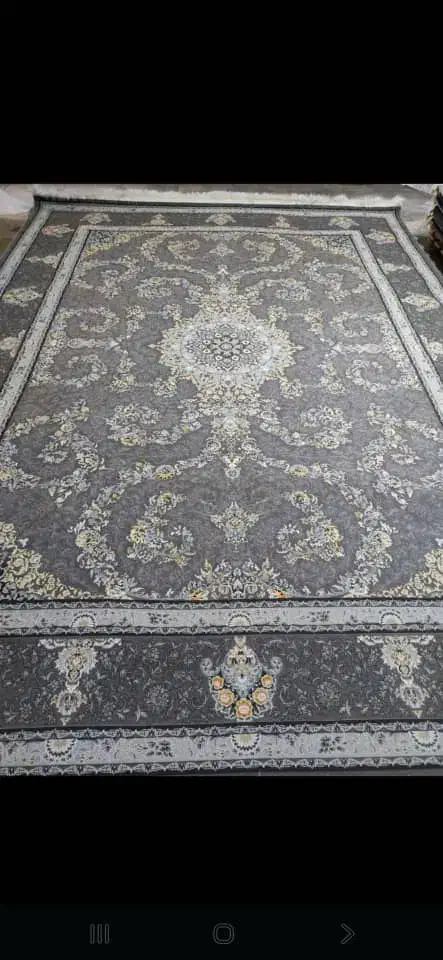 فرش 1200شانه بهار طوسی|فرش|سیرجان, |دیوار