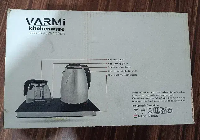 چای ساز وارمی و ماهی تابه دوطرفه هپی مِل|سماور، چای‌ساز، قهوه‌ساز|فردیس, شهرک ۱۱۰|دیوار