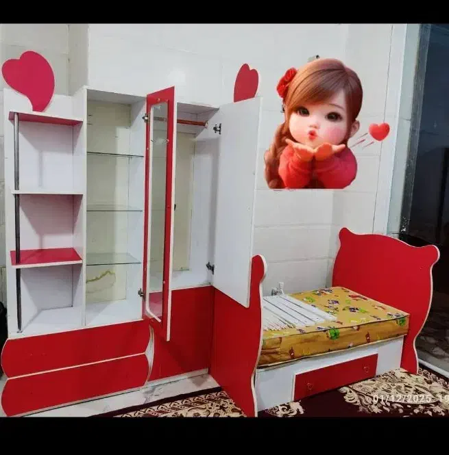 سرویس اتاق خواب کودک|تخت و سرویس خواب|اهواز, پردیس دو|دیوار