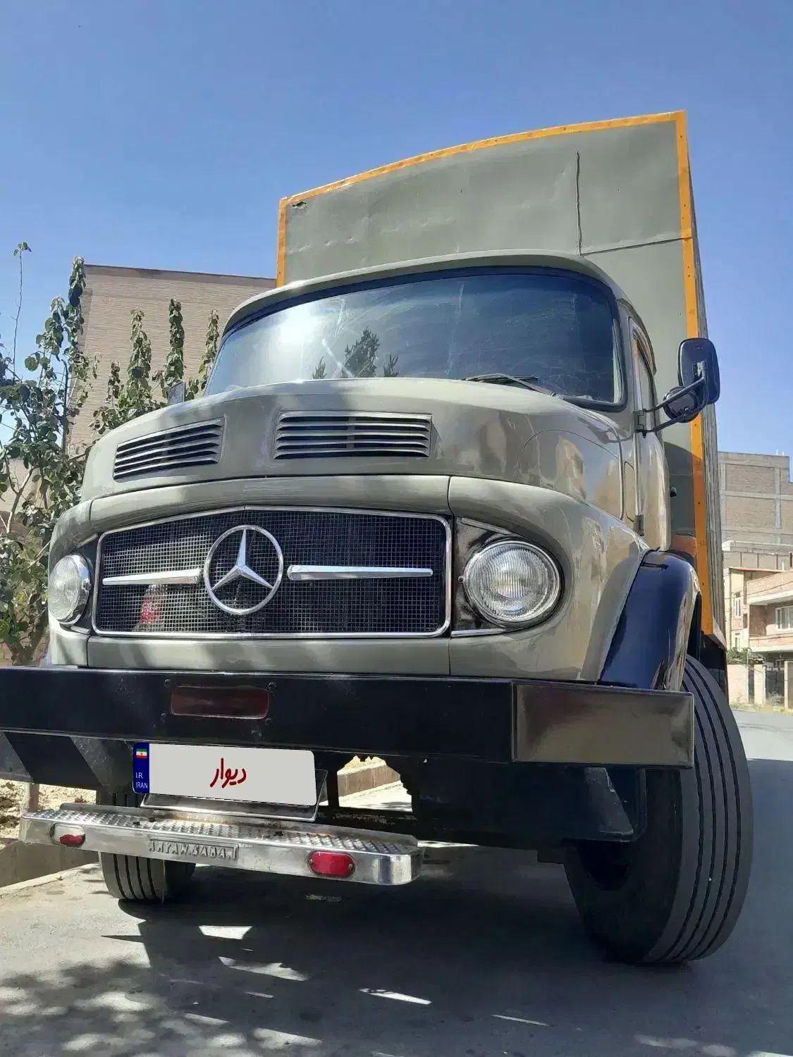 کامیون بنز 1517 مسقف مشبک فلزی مرغی|خودرو سنگین|چهاردانگه (تهران), |دیوار
