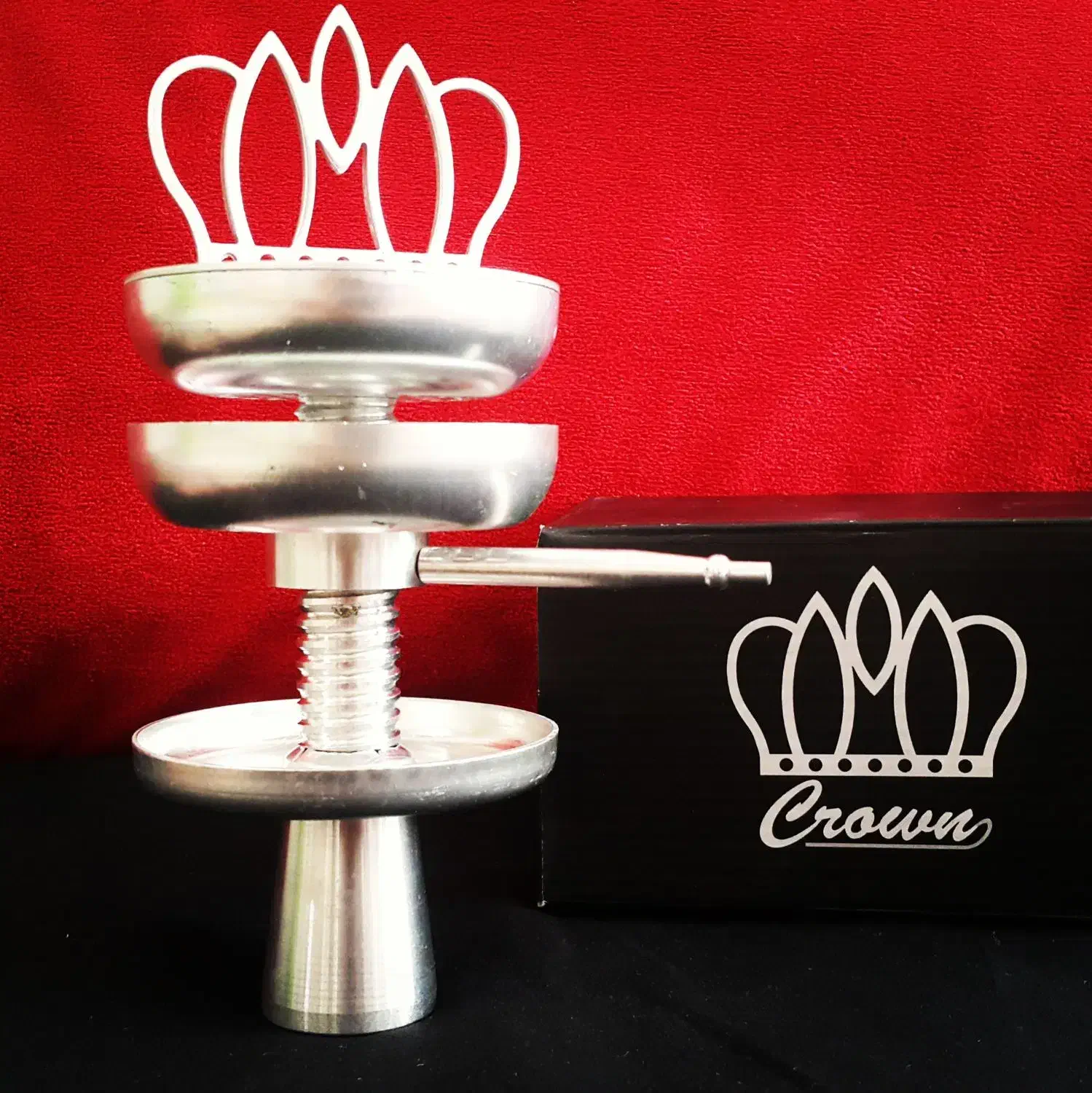 سرقلیان آلومینیوم crown زغال پایین کارتن دار|عمدهفروشی|تهران, هرندی|دیوار