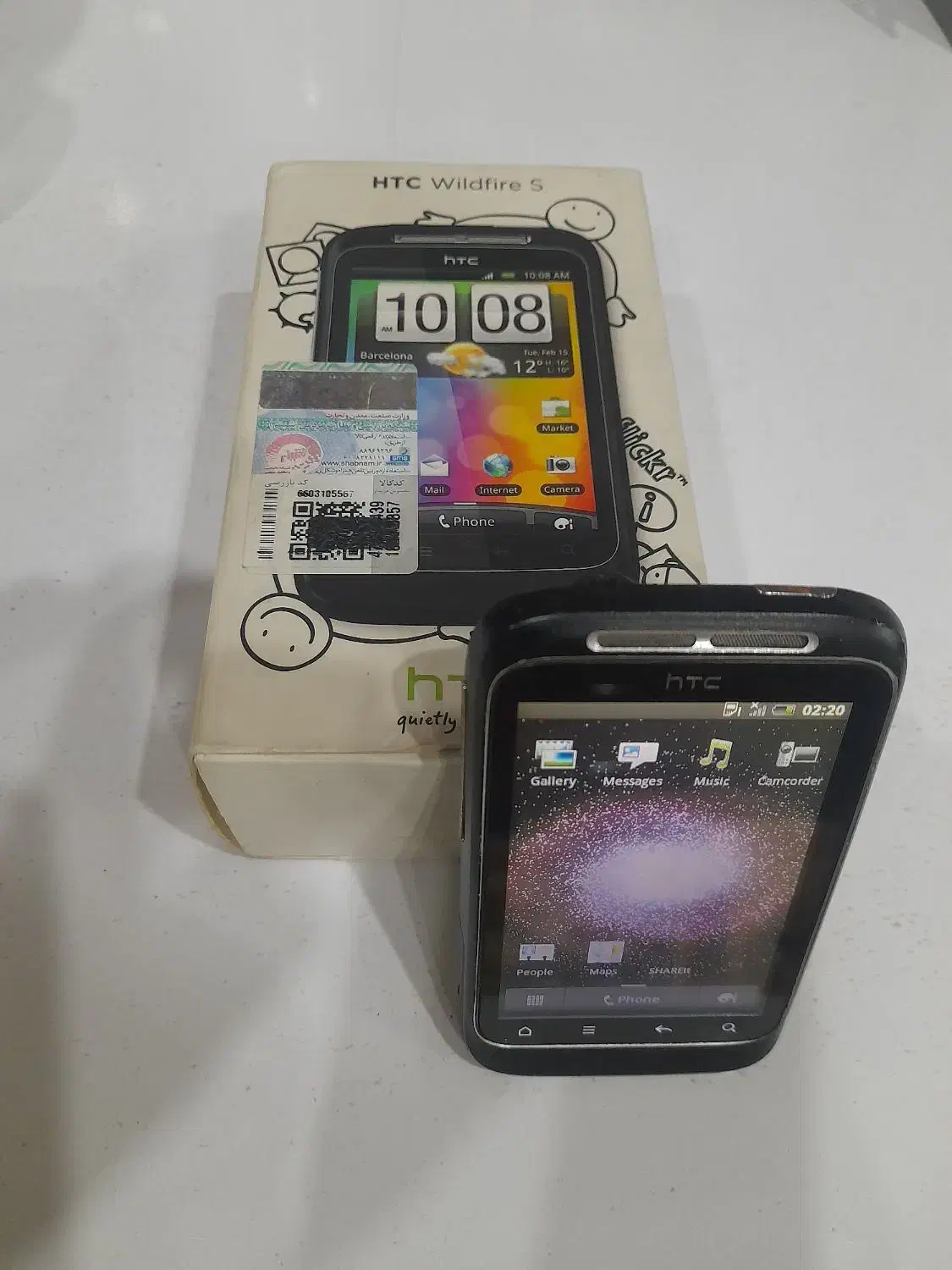 گوشی اصلی اچ تی سی مینی لمسی بسیار تمیز|موبایل|فردیس, شهرک ناز|دیوار