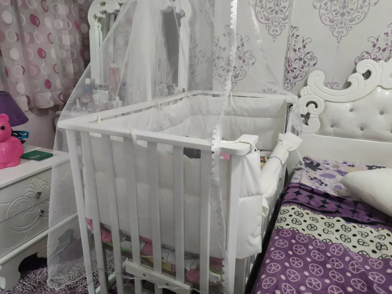 کنار تختی نوزاد|تخت و سرویس خواب|الوند, |دیوار