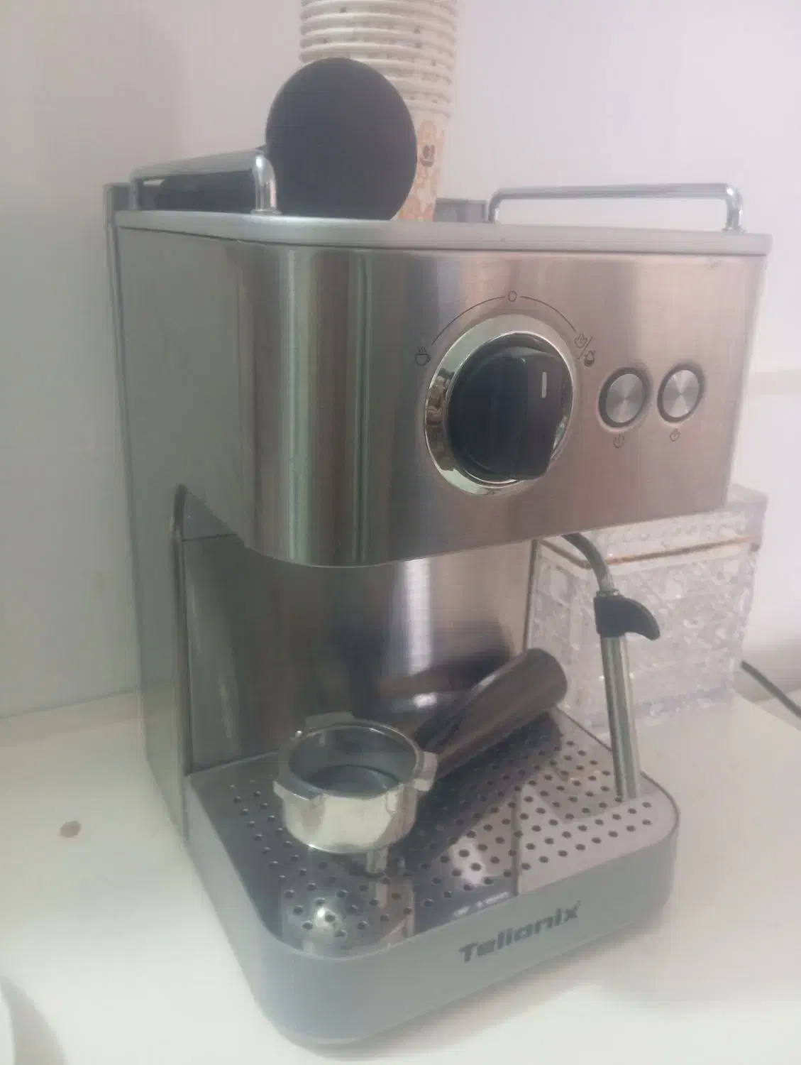 قهوه ساز  telionix  درحد نو|سماور، چای‌ساز، قهوه‌ساز|بم, |دیوار