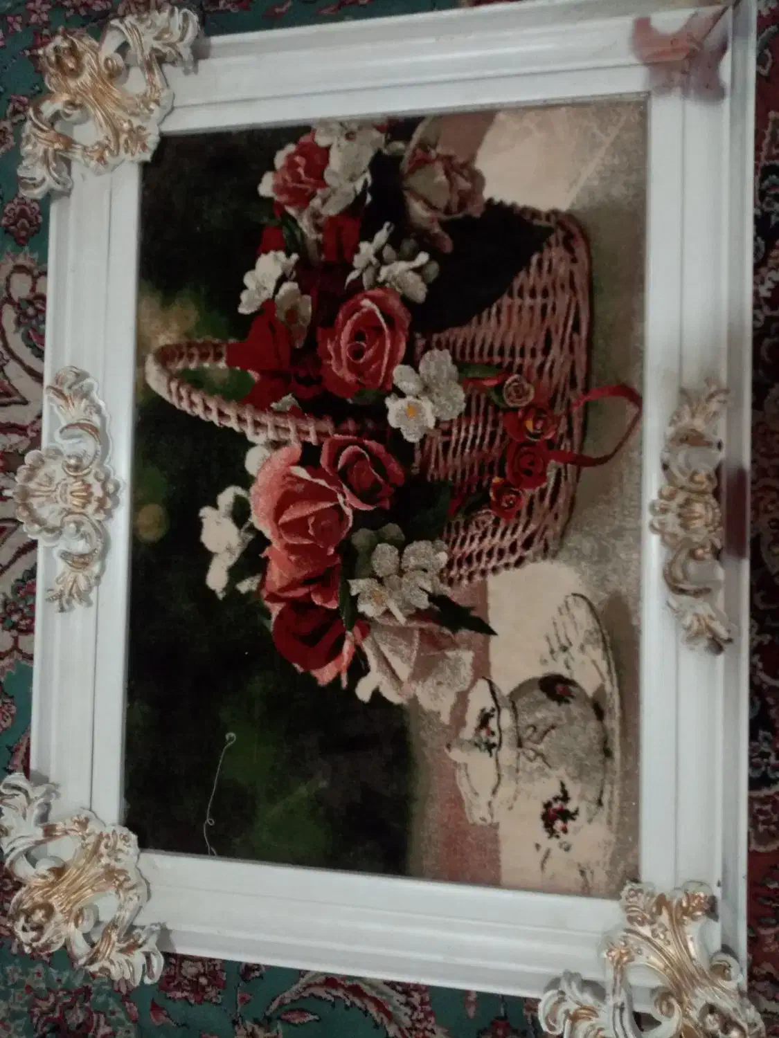 تابلو گل|تابلو فرش|یزد, |دیوار