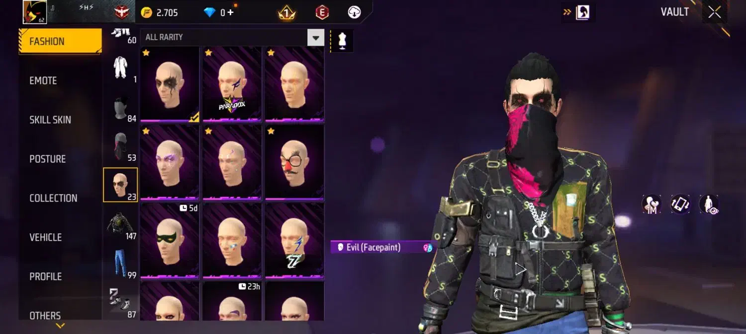 اکانت فری فایر|کنسول، بازی ویدئویی و آنلاین|اسلامآباد غرب, |دیوار