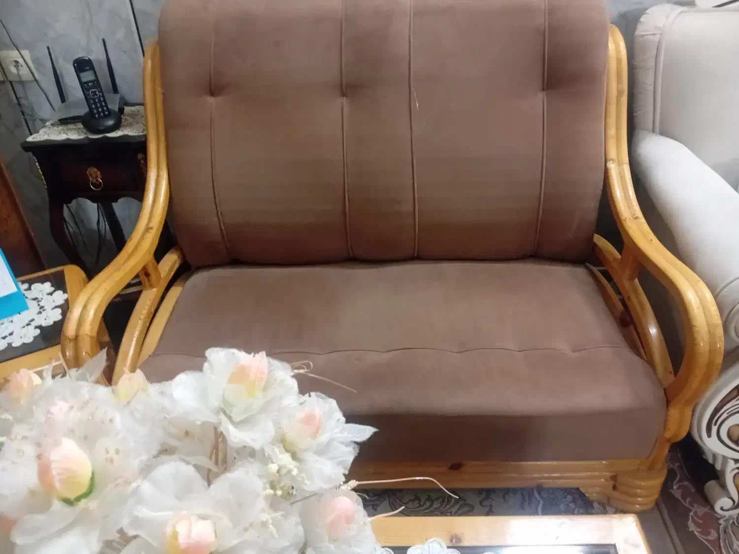 مبل با چوب عالی|مبلمان خانگی و میز عسلی|گرمسار, |دیوار