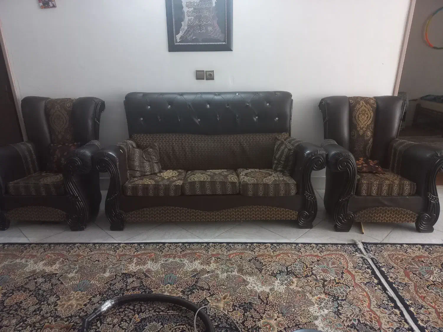 مبل|مبلمان خانگی و میز عسلی|ابریشم, |دیوار