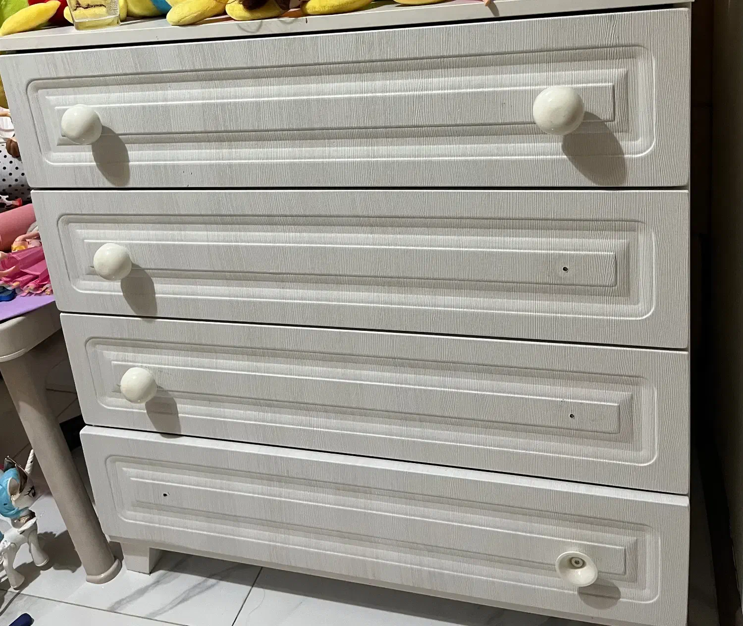 ست تخت و کمد و کشو و پاتختی سفید ساده|تخت و سرویس خواب|تهران, باغ فیض|دیوار