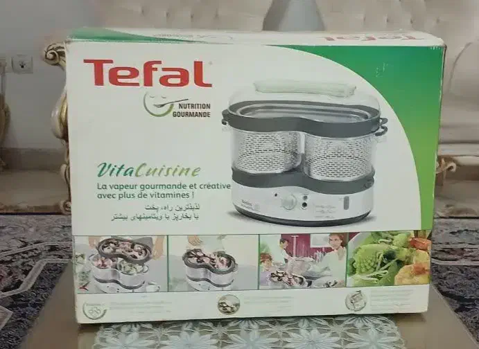 بخار پز تفال کاملا نو با جعبه آکبند|سایر لوازم برقی|تهران, شهید رجایی|دیوار