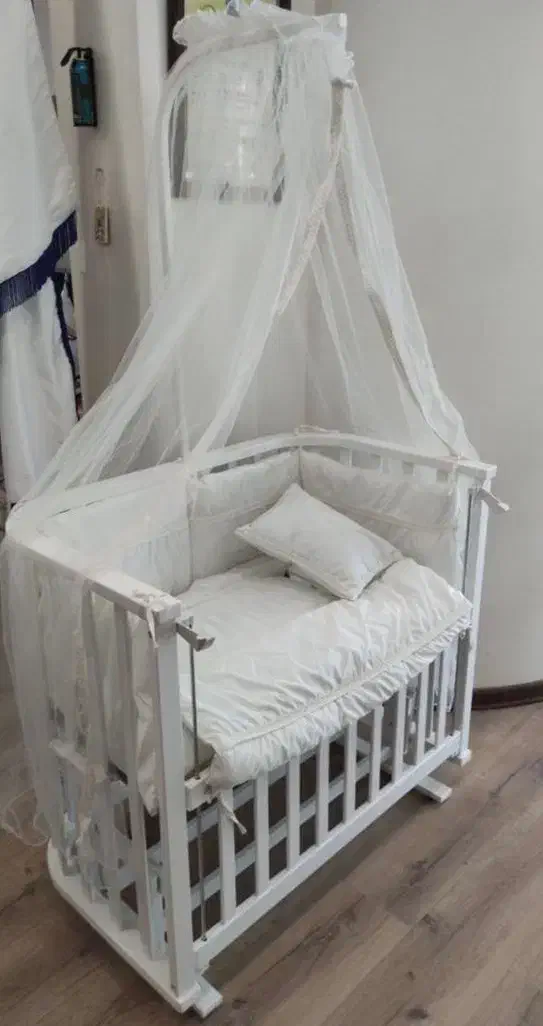 تخت گهواره کنارمادر|تخت و صندلی بچه|محمدیه-قزوین, |دیوار