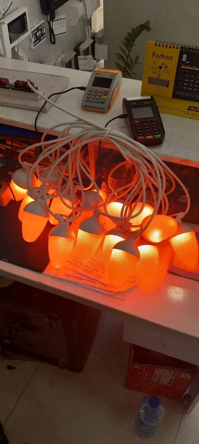 ریسه رنگ قرمز ضد آب|ریسه و چراغ تزئینی|چغادک, |دیوار