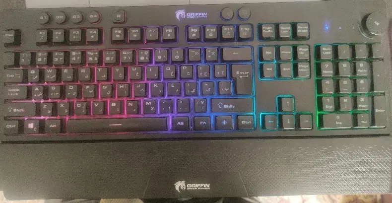 کیبورد گرین 703 RGB|قطعات و لوازم جانبی رایانه|مشهد, امیریه|دیوار