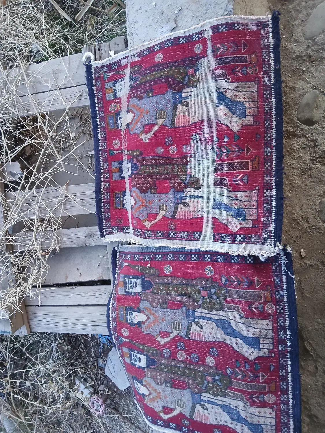 پشتی دستباف  سالم|پشتی|نیشابور, فخریه|دیوار