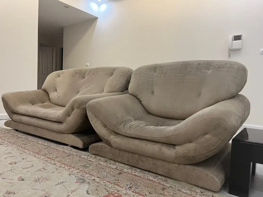 مبلمان راحتی ۷ نفره در حد نو|مبلمان خانگی و میز عسلی|مشهد, وکیلآباد|دیوار