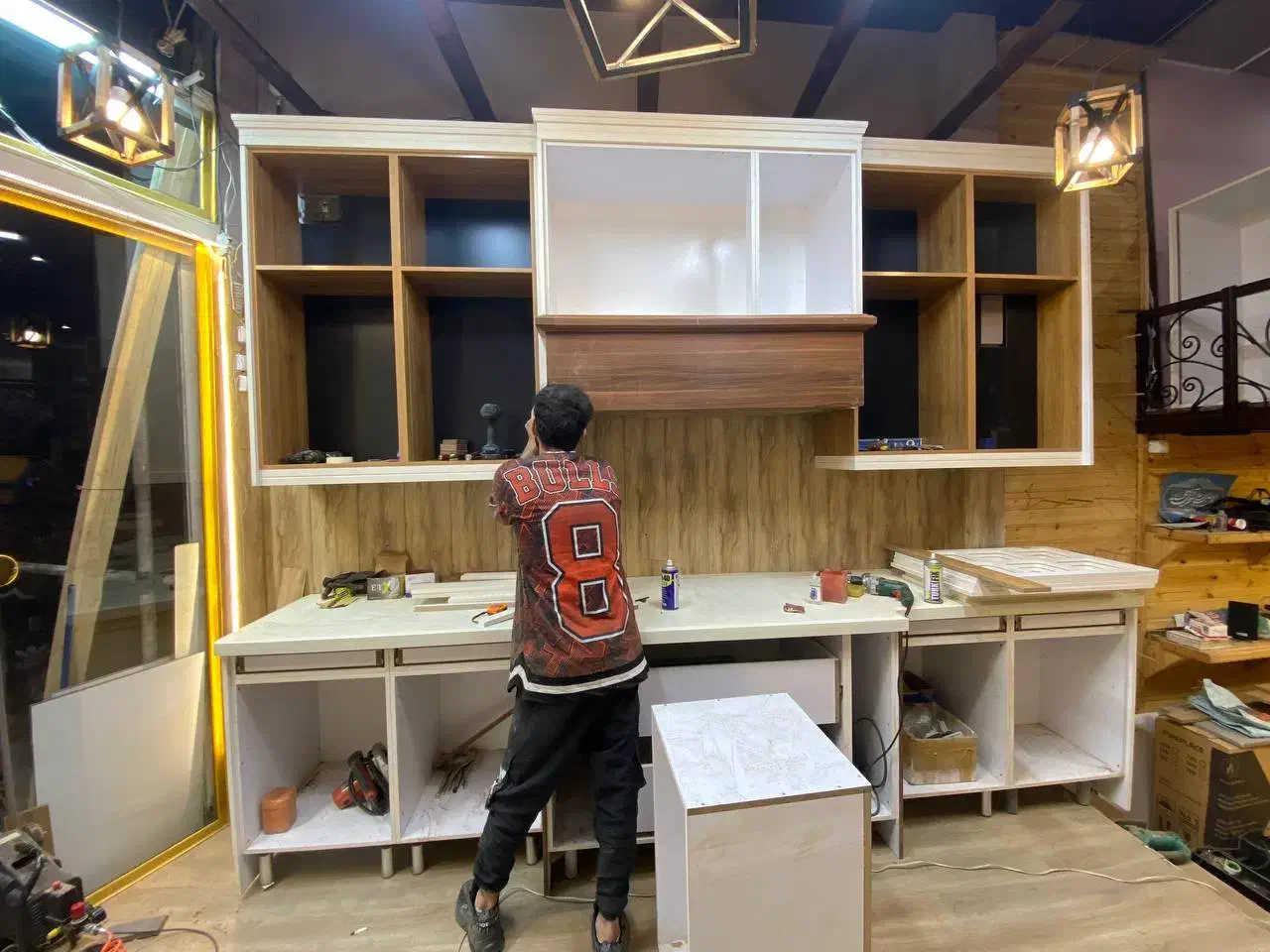 طراحی و ساخت کابینت و دکوراسیون چوبی|خدمات پیشه و مهارت|پاکدشت, پاکدشت (مامازند)|دیوار