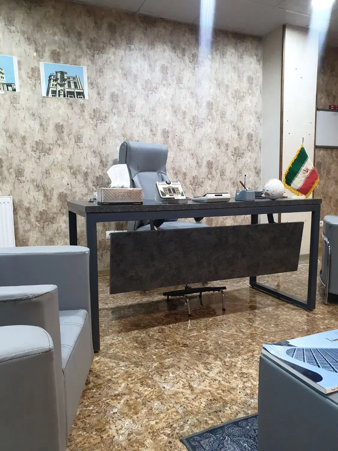 سلام مبل نو کار نکرده کلا یک هفته خریداری شده|مبلمان اداری|کرج, گوهردشت|دیوار