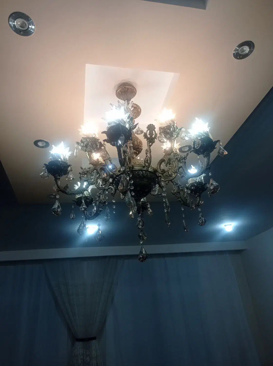 لوستر ۶شاخه|لوستر و چراغ آویز|قائن, |دیوار