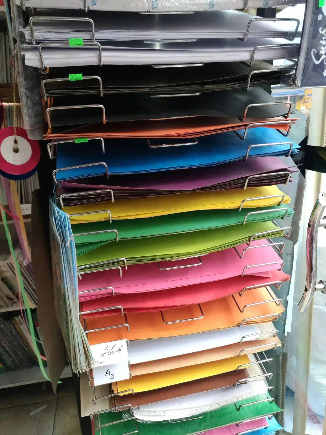 استند مقوا ۵۰*۷۰ قفسه مقوا|فروشگاه و مغازه|رشت, دروازه لاکان|دیوار