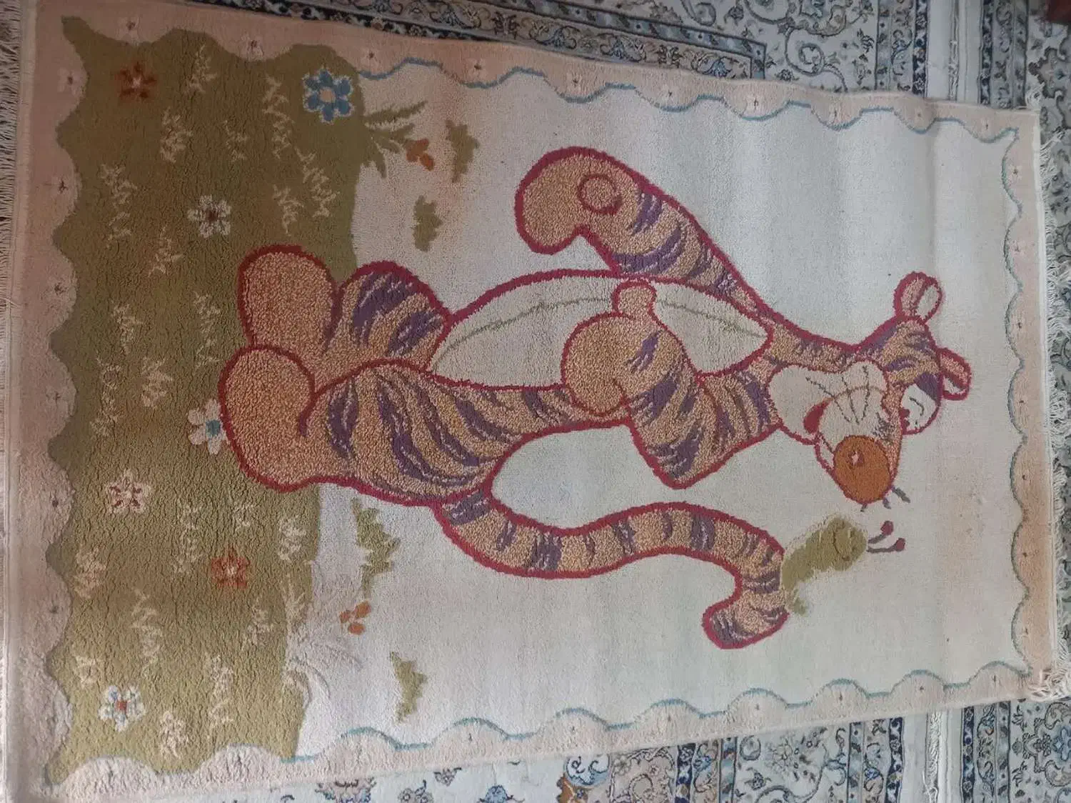 فرش طرح برجسته کودک یک در یک و نیم|فرش|قائم‌شهر, |دیوار