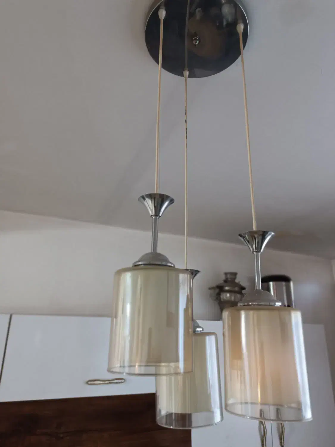 آویز سه شعله و تک|لوستر و چراغ آویز|مشهد, گلبرگ شمالی|دیوار