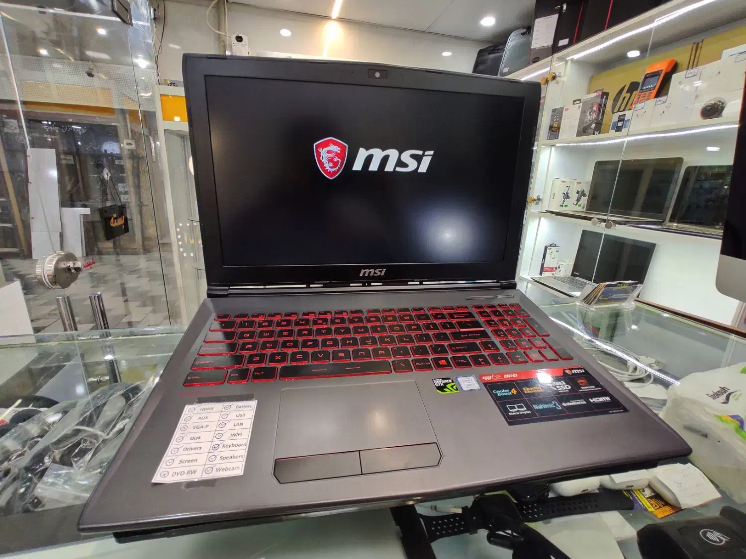 لپ تاپ غول گیمینگ MSI / اقساط بدون پیش پرداخت|رایانه همراه|دزفول, |دیوار