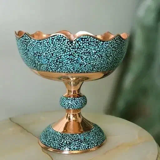 تولیدمحصولات فیروزه کوبی مس پرداز خاتم الماس تراش|صنایع دستی و سایر لوازم تزئینی|فولادشهر, فولادشهر|دیوار