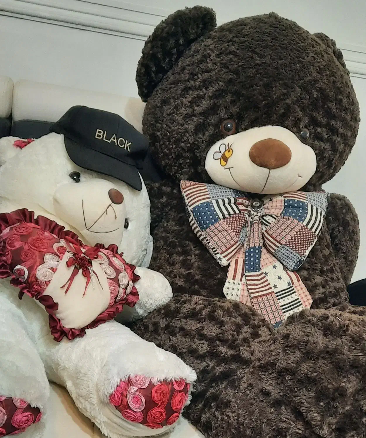 ۲ عدد خرس عروسکی خارجی|اسباب‌‌بازی|اراک, |دیوار